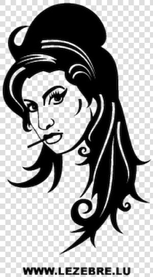 Vector Graphics Portrait Drawing Amy Rose Image   Amy Winehouse Logo Vector  HD Png Download