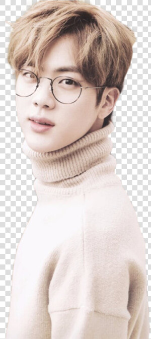 Jinbts Jin Kimseokjin Sticker Jinsticker Jin Bts Bts   Jin Bts With Glasses  HD Png Download