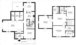 0 For The Bear Paw northern Lights 3 Bedroom I Floor   Floor Plan  HD Png Download