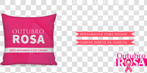 Brindes Em Neoprene Mais Vendidos Para Outubro Rosa   Cushion  HD Png Download