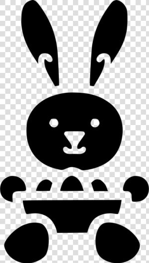 Bunny Rabbit Cute Paschal Eggs Bowl  HD Png Download