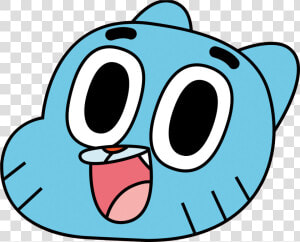 Amazing World Of Gumball Gumball Head   Png Download   Amazing World Of Gumball Gumball Head  Transparent Png