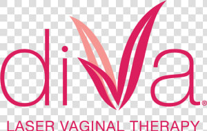 Diva clr Logo Wtagline 4c 2017   Diva Laser Vaginal Therapy  HD Png Download