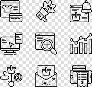 Ecommerce   Icons Adobe Vector  HD Png Download