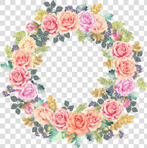  sticker  frame  border  circle  roundframe  flowers   Coroa De Flores Png  Transparent Png