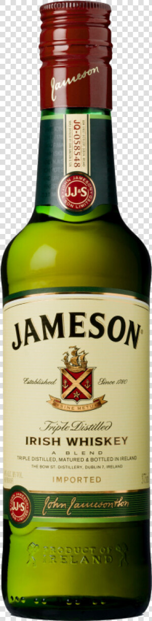 Jameson Irish Whiskey Ireland 375ml Bottle   Jameson Irish Whiskey 1 Litre  HD Png Download