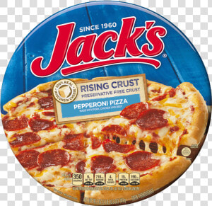 Jack S Rising Crust Pepperoni Frozen Pizza   Jack  39 s Rising Crust Pepperoni Pizza  HD Png Download