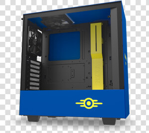 Large E63fb80442fa5648   Nzxt H510 Compact Atx Mid Tower Casing Komputer  HD Png Download