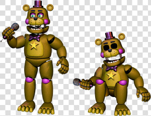 Spoiler Rockstar Fredbear And   Freddy Fazbear  39 s Pizzeria Simulator  HD Png Download