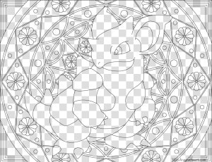 Mandalas De Pokemon Para Colorear  HD Png Download