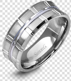 14k White Gold Men S Ring The Diamond Shop  Inc   Wedding Ring  HD Png Download