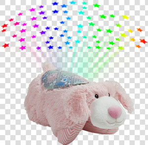 My First Pink Puppy Sleeptime Lite And Colorful Stars   Pillow Pets Sleeptime Lites  HD Png Download