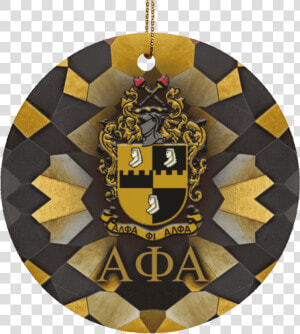 Alpha Phi Alpha Circle Ornament   Alpha Phi Alpha Christmas  HD Png Download