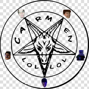 Seal Of Baphomet  HD Png Download