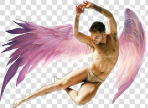  freetoedit  fairy  angel  man  human  wings  guy  male   Angel Transparent Anime Wings  HD Png Download