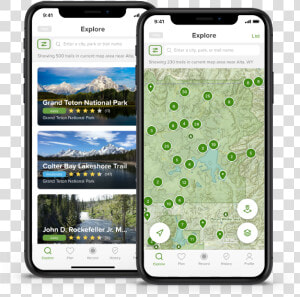 Explore Iphone   Alltrails App  HD Png Download