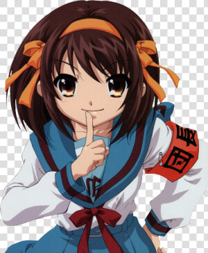 Melancholy Of Haruhi Suzumiya Png   Haruhi Suzumiya Png  Transparent Png