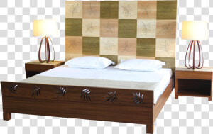 Flying Leaves Double Bed   Bed Frame  HD Png Download