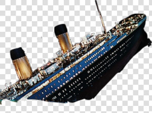  titanic  sinking  freetoedit   Qui Coule Bateau Titanic  HD Png Download