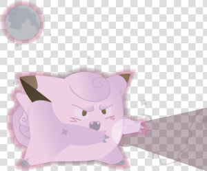 Clefairy Used Moon Blast Game Art Hq Pokemon Art Tribute   Clefairy Moonblast  HD Png Download