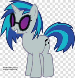 Vinyl Scratch By Hasbro Vector By Codemanj94 Rarity   Mlp Dj Pon3 Alicorn  HD Png Download