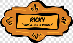 Ricky Sign  HD Png Download