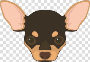 Chihuahua Dog Breed Puppy Vector Graphics Illustration  HD Png Download