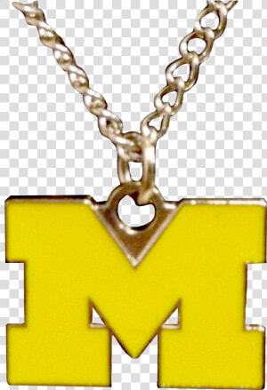 U Of M Charm Necklace   Locket  HD Png Download