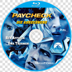 Image Id     Paycheck Blu Ray Label  HD Png Download