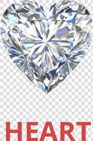 Heart Cut Diamond   Diamond Cut  HD Png Download