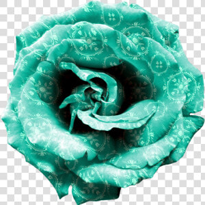 Turquoise Flower Png  Transparent Png