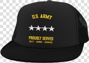 S Army 0 10 Gen General 4 Star Officer Rank District   Baseball Cap  HD Png Download