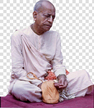 Prabhupada Chanting Hare Krishna Vrindavan   Png Download   Srila Prabhupada  Transparent Png