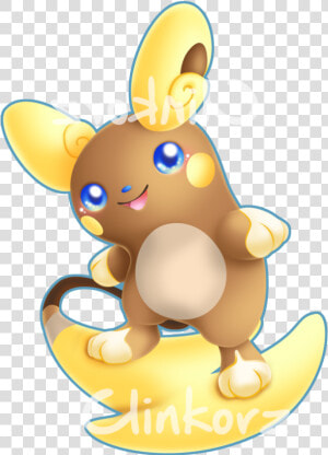 Alola Raichu   Cartoon  HD Png Download