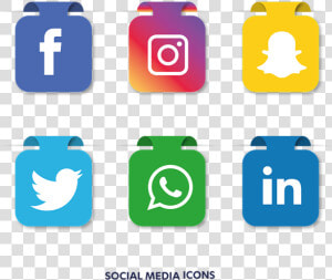 Social Media Icons Set   Social Media Icon Vector Png  Transparent Png