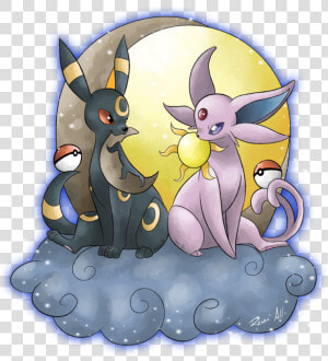 Umbreon And Espeon Coloring  HD Png Download