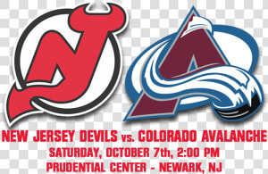 New Jersey Devils   Colorado Avalanche Logo Png  Transparent Png