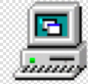 Windows 95 Desktop Png   Transparent Windows 95 Computer Icon  Png Download