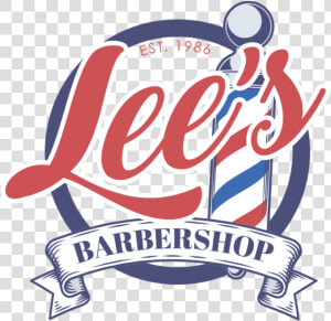 Lee S Barbershop Logo   Barber  HD Png Download