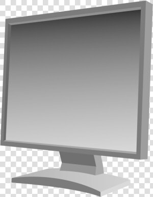 Computer Monitors Liqu   Lcd Computer Monitor Clipart  HD Png Download