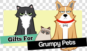 Personalised Grumpy Cat For Pets   Cartoon  HD Png Download