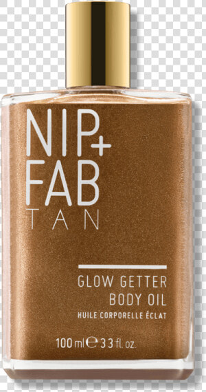 Glow Getter Body Oil   Nip Fab Tan Glow Getter Body Oil  HD Png Download