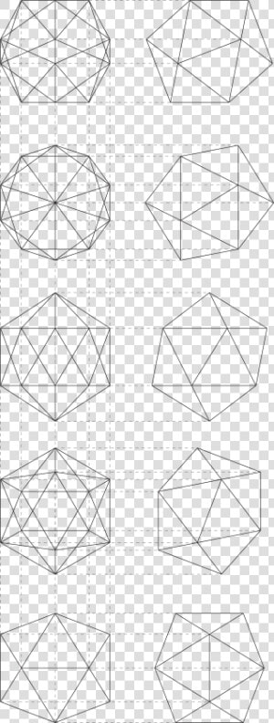 The Rotation Of A Regular Icosahedron Through Each   Triangle  HD Png Download