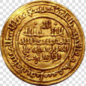 Almoravid Gold Dinar Coin From Seville  Spain  1116   Moorish Coins  HD Png Download