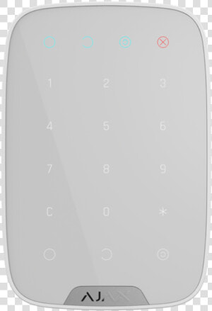 0 18 1ajax Keypad White   Ajax Keypad  HD Png Download