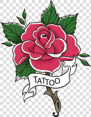 Rose Tattoo Png Image   Rose Tattoo Vector Png  Transparent Png