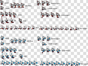 Sprite Sheets Google   Cuphead Sprite Sheet  HD Png Download