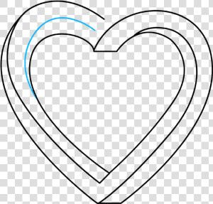 How To Draw Impossible Heart   Heart Drawing  HD Png Download