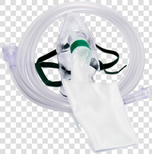 Oxygen Mask With Reservoir Bag   Nebulizer  HD Png Download