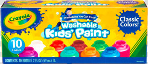 Crayola 10 Washable Kids Paints  HD Png Download